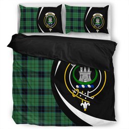 ScotsTee Shop Scottish Innes (Georgina) Clan Badge Tartan Bedding Set Circle Style