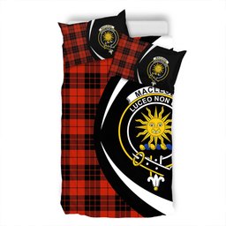ScotsTee Shop Scottish MacLeod of Raasay Ancient Clan Badge Tartan Bedding Set Circle Style