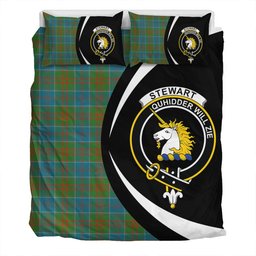 ScotsTee Shop Scottish Stewart of Appin Hunting Ancient Clan Badge Tartan Bedding Set Circle Style