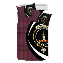 ScotsTee Shop Scottish MacIntyre of Littleport Weathered Clan Badge Tartan Bedding Set Circle Style