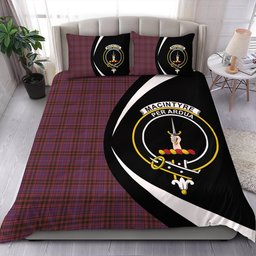ScotsTee Shop Scottish MacIntyre of Littleport Weathered Clan Badge Tartan Bedding Set Circle Style