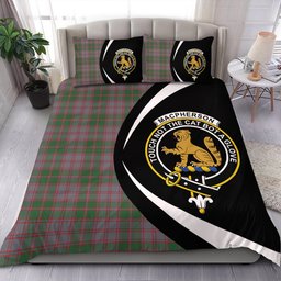 ScotsTee Shop Scottish MacPherson of Glentruim Modern Clan Badge Tartan Bedding Set Circle Style