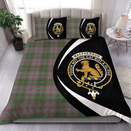 ScotsTee Shop Scottish MacPherson of Glentruim Ancient Clan Badge Tartan Bedding Set Circle Style