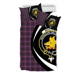 ScotsTee Shop Scottish MacIver of Strome Weathered Clan Badge Tartan Bedding Set Circle Style