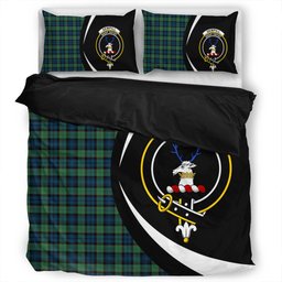 ScotsTee Shop Scottish Sempill (Semple) Modern Clan Badge Tartan Bedding Set Circle Style