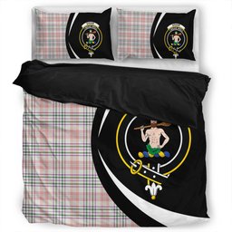 ScotsTee Shop Scottish Shaw Women's Dress Modern Clan Badge Tartan Bedding Set Circle Style