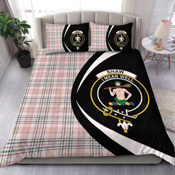 ScotsTee Shop Scottish Shaw Women's Dress Modern Clan Badge Tartan Bedding Set Circle Style
