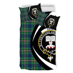 ScotsTee Shop Scottish Reid (Mill City) Modern Clan Badge Tartan Bedding Set Circle Style
