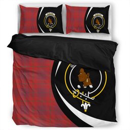ScotsTee Shop Scottish Stirling of Keir Ancient Clan Badge Tartan Bedding Set Circle Style