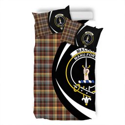 ScotsTee Shop Scottish MacKay of Strathnaver Weathered Clan Badge Tartan Bedding Set Circle Style
