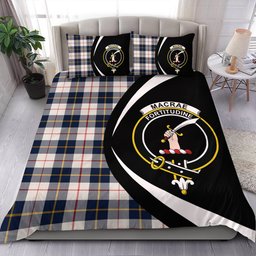 ScotsTee Shop Scottish MacRae of Conchra Modern Clan Badge Tartan Bedding Set Circle Style
