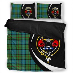 ScotsTee Shop Scottish MacLeod of Assynt Ancient Clan Badge Tartan Bedding Set Circle Style
