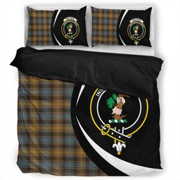 ScotsTee Shop Scottish Watson (Wate Watt) Weathered Clan Badge Tartan Bedding Set Circle Style