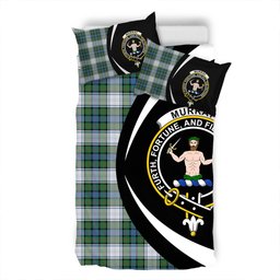 ScotsTee Shop Scottish Murray of Atholl Dress (Murray Dress) Ancient Clan Badge Tartan Bedding Set Circle Style