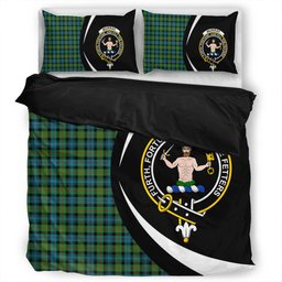 ScotsTee Shop Scottish Murray of Atholl (Murray) Ancient Clan Badge Tartan Bedding Set Circle Style