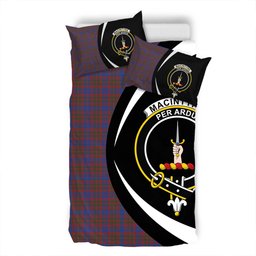 ScotsTee Shop Scottish MacIntyre of Littleport Modern Clan Badge Tartan Bedding Set Circle Style
