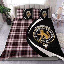 ScotsTee Shop Scottish MacPherson of Pitmain Modern Clan Badge Tartan Bedding Set Circle Style