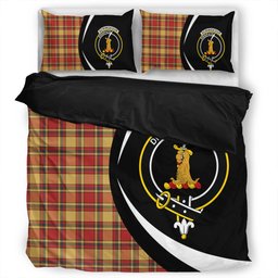 ScotsTee Shop Scottish Scrimgeour of Glassary Weathered Clan Badge Tartan Bedding Set Circle Style