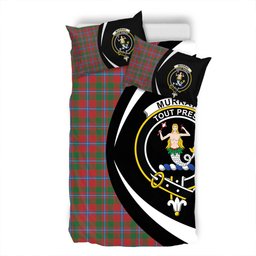 ScotsTee Shop Scottish Murray of Abercairney Portrait (Murray of Abercairney; Portrait) Ancient Clan Badge Tartan Bedding Set Circle Style