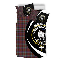 ScotsTee Shop Scottish Tennant Weathered Clan Badge Tartan Bedding Set Circle Style