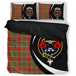 ScotsTee Shop Scottish MacLeod of Gesto Ancient Clan Badge Tartan Bedding Set Circle Style