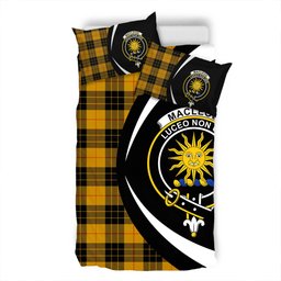 ScotsTee Shop Scottish MacLeod of Lewis Ancient Clan Badge Tartan Bedding Set Circle Style