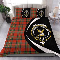 ScotsTee Shop Scottish Stewart Royal (Royal Stewart) Ancient Clan Badge Tartan Bedding Set Circle Style