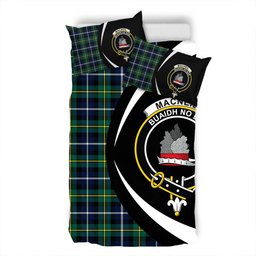 ScotsTee Shop Scottish MacNeil of Barra (MacNeil MacNeill) Modern Clan Badge Tartan Bedding Set Circle Style