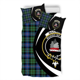 ScotsTee Shop Scottish MacNeil of Barra Old (MacNeill Old) Modern Clan Badge Tartan Bedding Set Circle Style