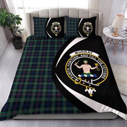 ScotsTee Shop Scottish Murray of Atholl variation (Murray of Atholl; variation) Modern Clan Badge Tartan Bedding Set Circle Style