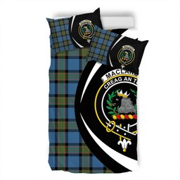 ScotsTee Shop Scottish MacLaren of Broich Ancient Clan Badge Tartan Bedding Set Circle Style