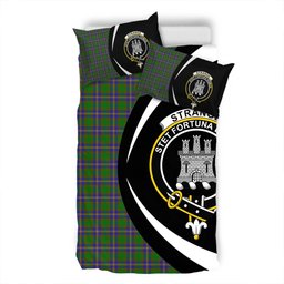 ScotsTee Shop Scottish Strange of Balkaskie Clan Badge Tartan Bedding Set Circle Style