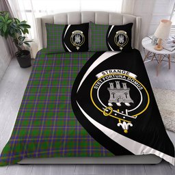 ScotsTee Shop Scottish Strange of Balkaskie Clan Badge Tartan Bedding Set Circle Style