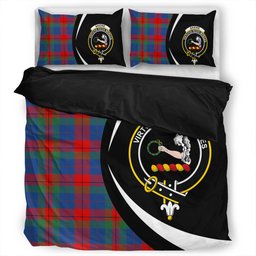 ScotsTee Shop Scottish Skene of Cromar Modern Clan Badge Tartan Bedding Set Circle Style
