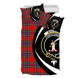ScotsTee Shop Scottish MacRae of Ardentoul Modern Clan Badge Tartan Bedding Set Circle Style