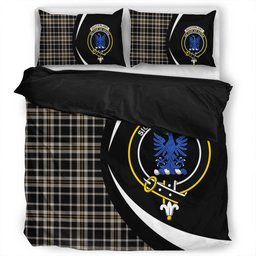 ScotsTee Shop Scottish Ochterlony (Auchterlony) Ancient Clan Badge Tartan Bedding Set Circle Style