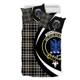 ScotsTee Shop Scottish Ochterlony (Auchterlony) Ancient Clan Badge Tartan Bedding Set Circle Style