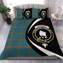 ScotsTee Shop Scottish Tennant Yules Ancient Clan Badge Tartan Bedding Set Circle Style