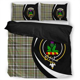 ScotsTee Shop Scottish Thomson Camel (MacThomas Thompson Camel) Weathered Clan Badge Tartan Bedding Set Circle Style