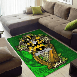 ScotsTee Shop Irish West Coat of Arms with Shamrock Irish Rug