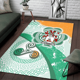 ScotsTee Shop Irish O?Twomey Coat of Arms Irish Rug Ireland Shamrock With Patterns