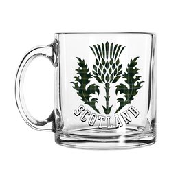 ScotsTee Shop Scottish Connell Hunting Scotland Thislte Tartan Glass Mug