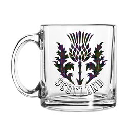 ScotsTee Shop Scottish MacDonell of Glengarry 2 Scotland Thislte Tartan Glass Mug