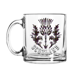 ScotsTee Shop Scottish MacDonald Dress 2 Scotland Thislte Tartan Glass Mug