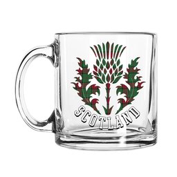 ScotsTee Shop Scottish Maxwell Hunting Modern Scotland Thislte Tartan Glass Mug