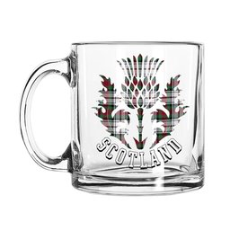 ScotsTee Shop Scottish MacDuff Dress Modern Scotland Thislte Tartan Glass Mug