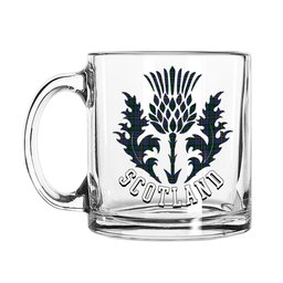 ScotsTee Shop Scottish Hope Clan Originaux Scotland Thislte Tartan Glass Mug