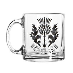 ScotsTee Shop Scottish Turnbull, Dress Bruce Scotland Thislte Tartan Glass Mug