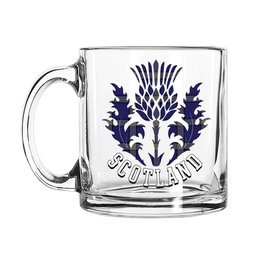 ScotsTee Shop Scottish Lloyd of Astargus Scotland Thislte Tartan Glass Mug