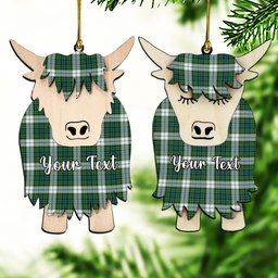 ScotsTee Shop Scottish Black Watch Dress Ancient Couple Tartan Highland Cow Ornament Acrylic